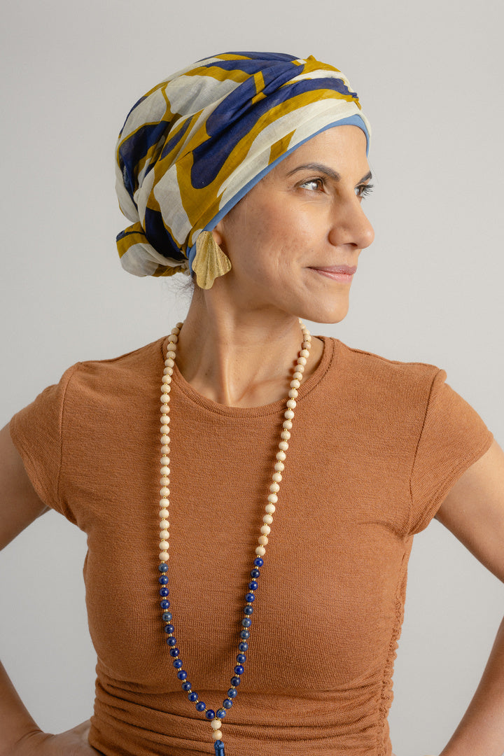 Capri - Turban léger en bambou et coton, doux & chic