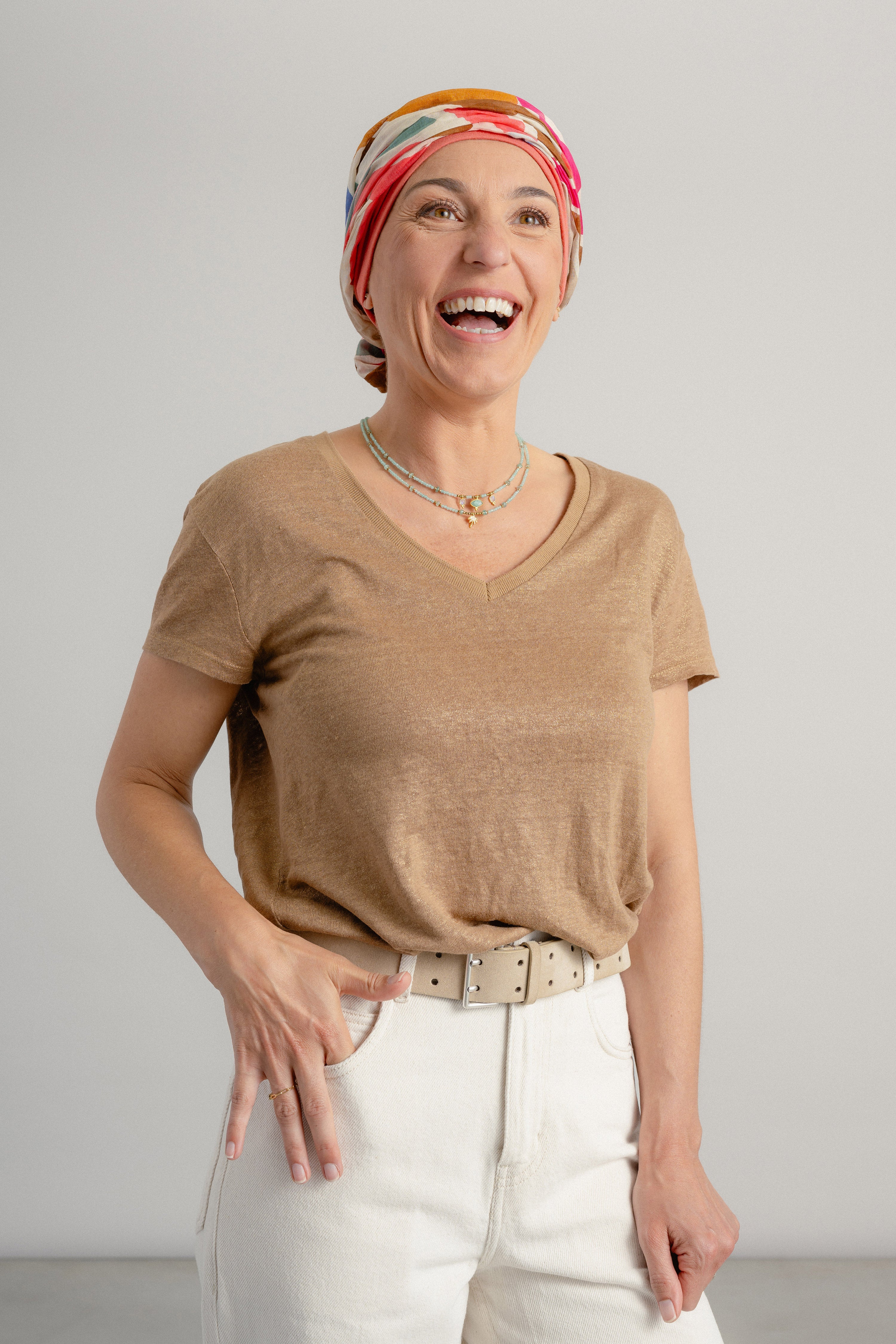 Capri - Turban léger en bambou et coton, doux & chic