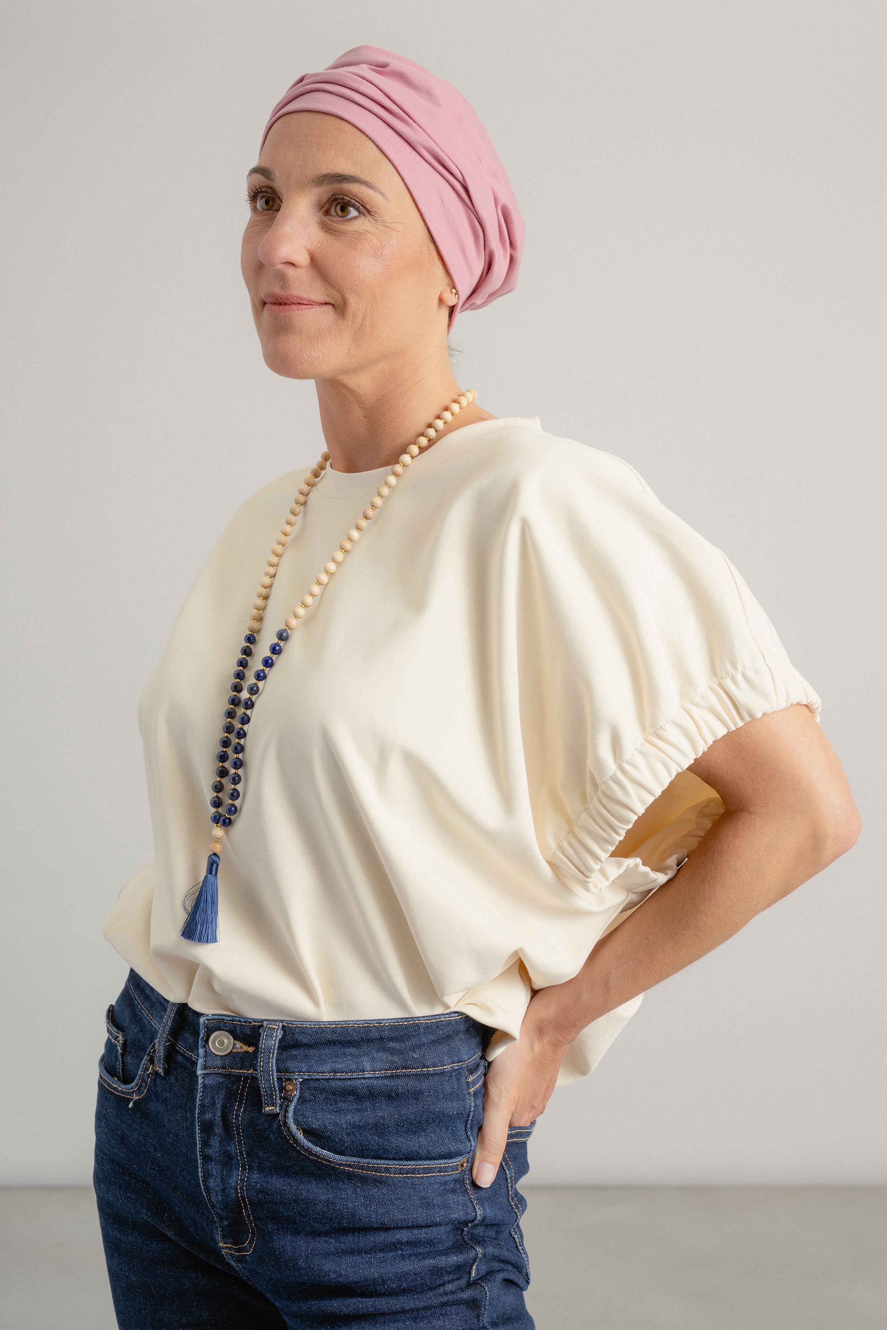 Cocoon – Bonnet plissé en jersey de bambou ultra confortable