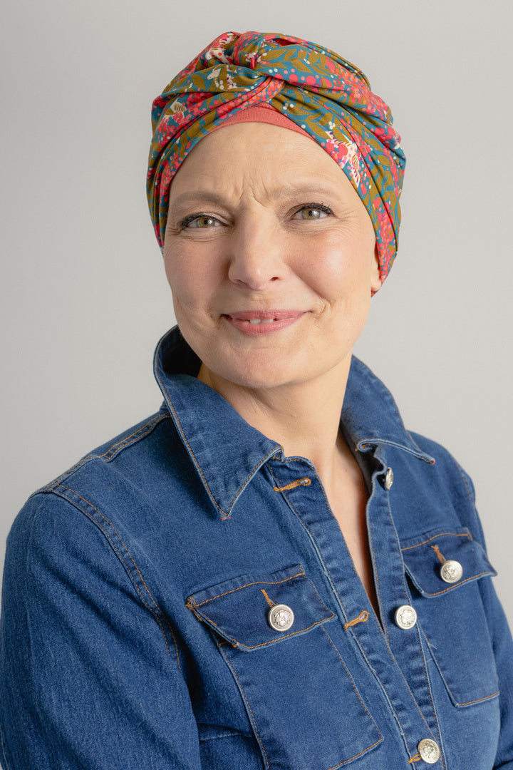 Zanzibar – Turban femme fashion à enfiler et nouer en Coton