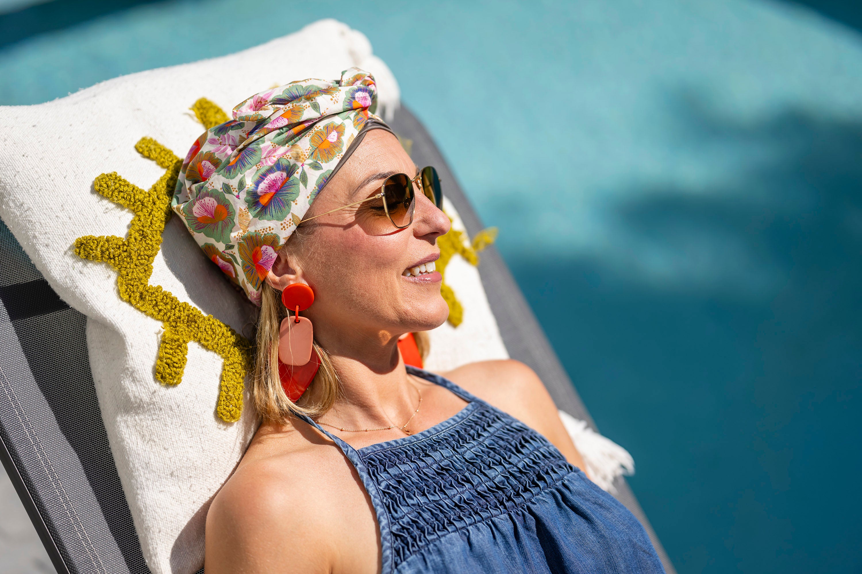 Zanzibar – Turban femme fashion à enfiler et nouer en Coton