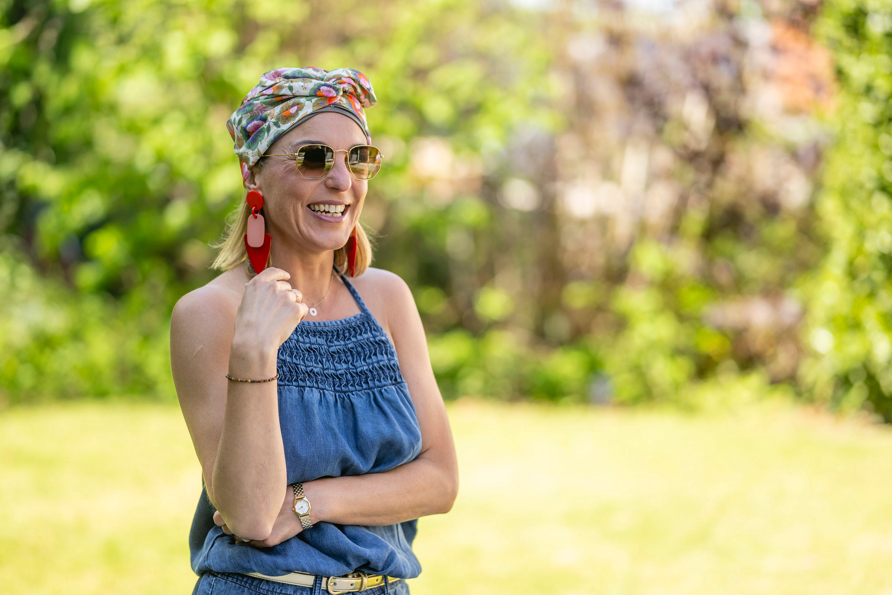 Zanzibar – Turban femme fashion à enfiler et nouer en Coton