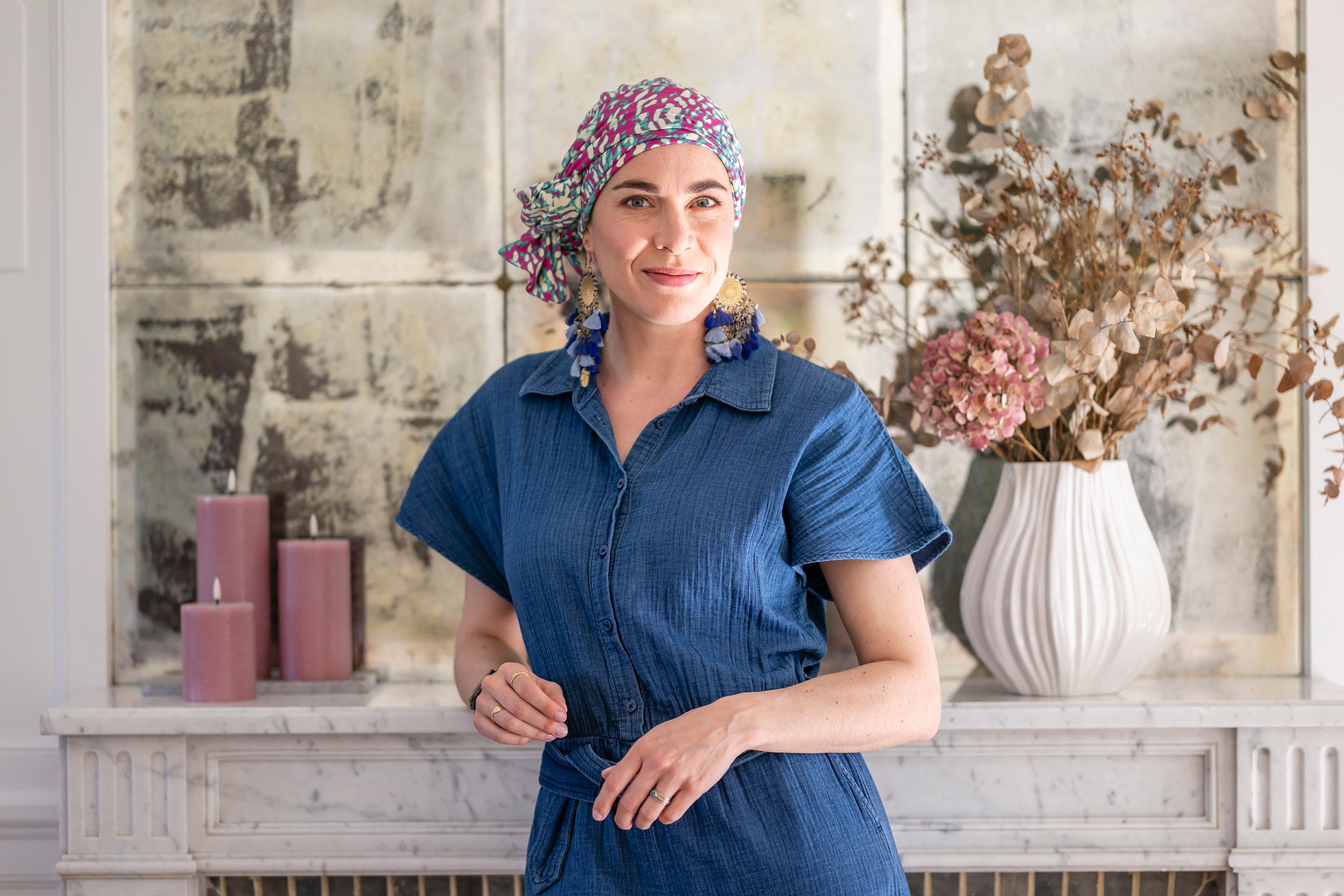 Twist - Turban femme chic à nouer de deux façons - iconic bella
