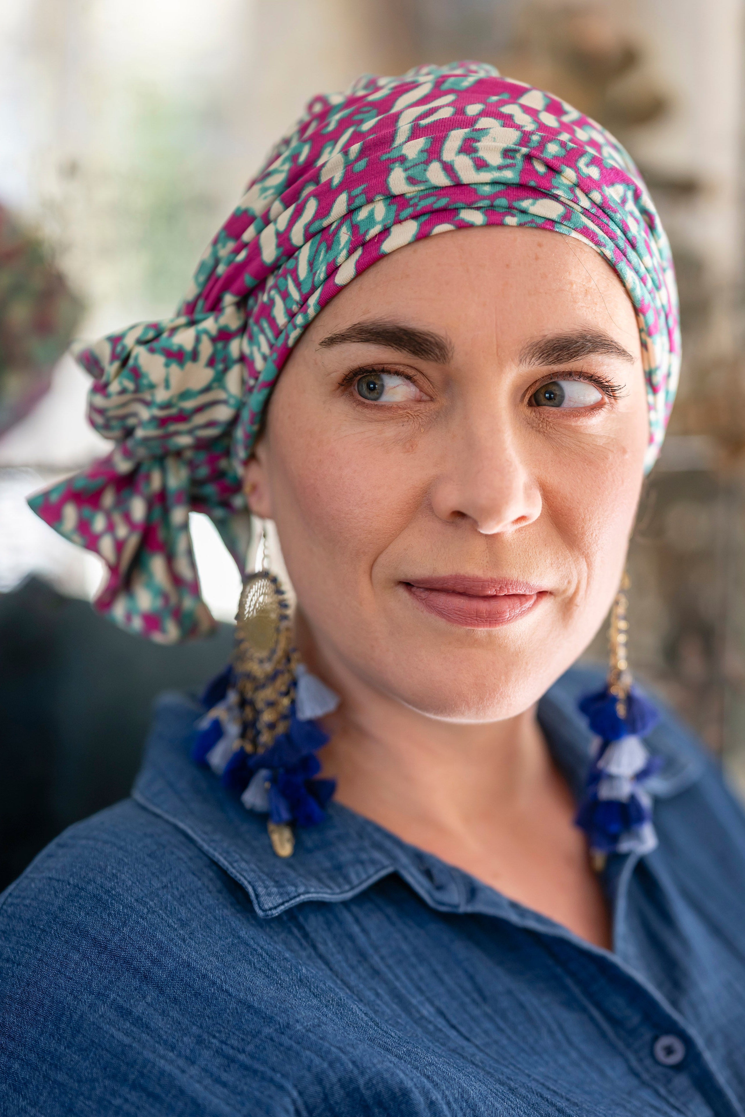 Twist - Turban femme chic à nouer de deux façons - iconic bella