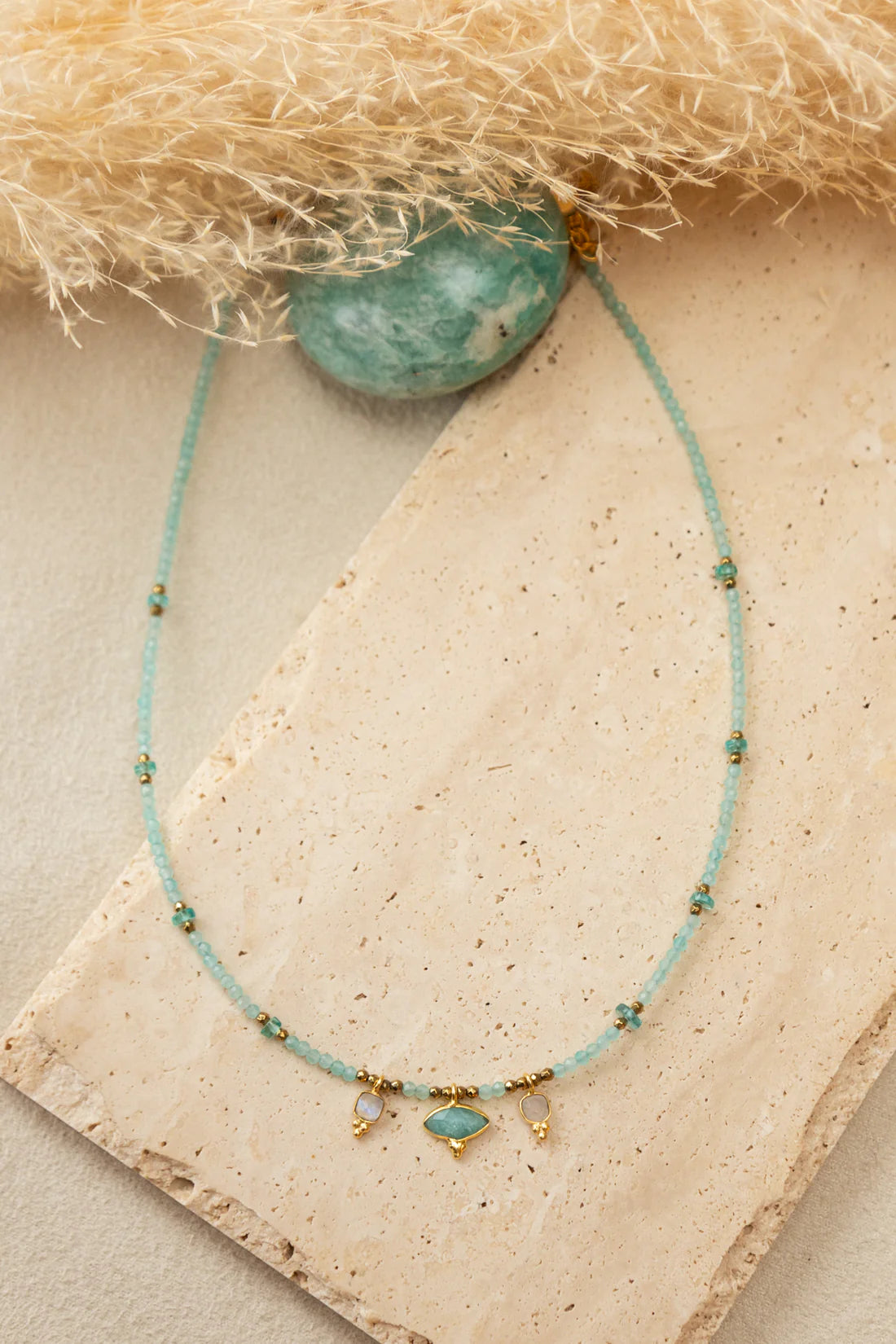 Le Collier Palma Amazonite by So by So Jewels