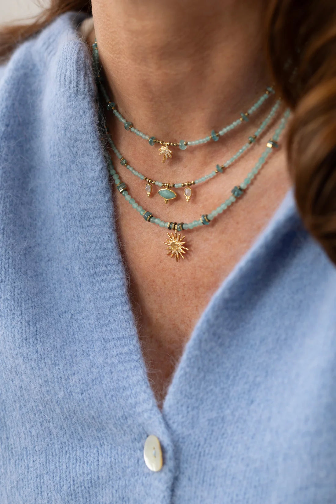 Le Collier Palma Amazonite by So by So Jewels
