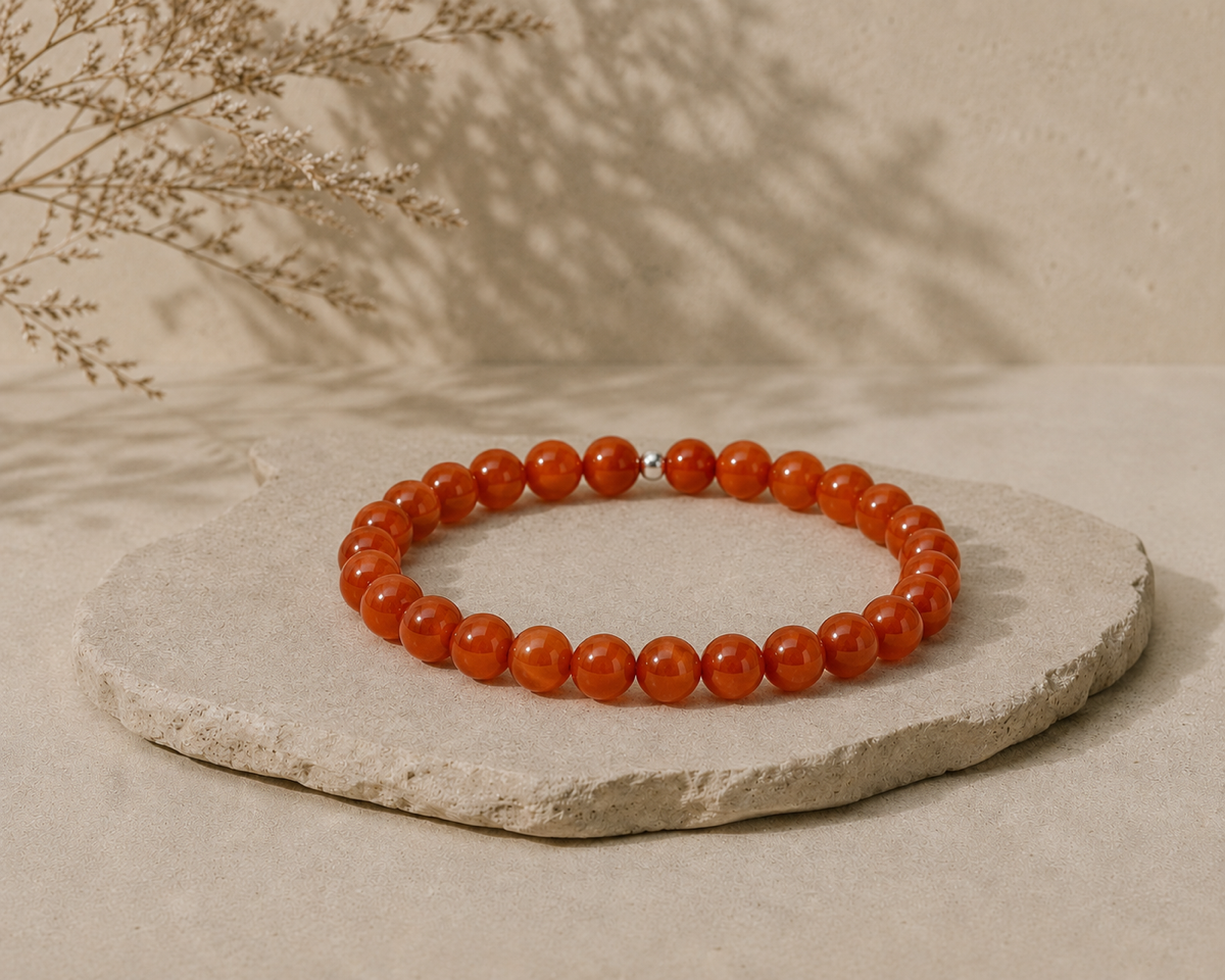 Bracelet by Nasoha - Cornaline "Nettoyage & purification"