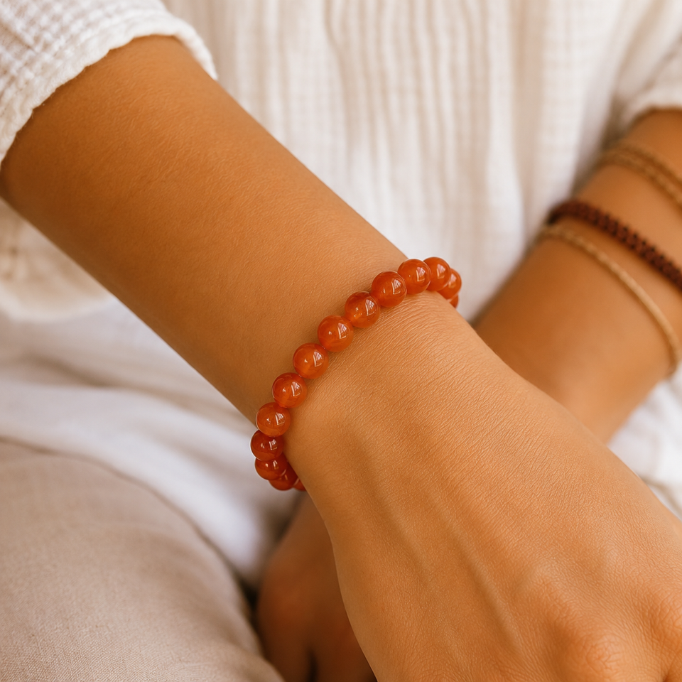 Bracelet by Nasoha - Cornaline "Nettoyage & purification"