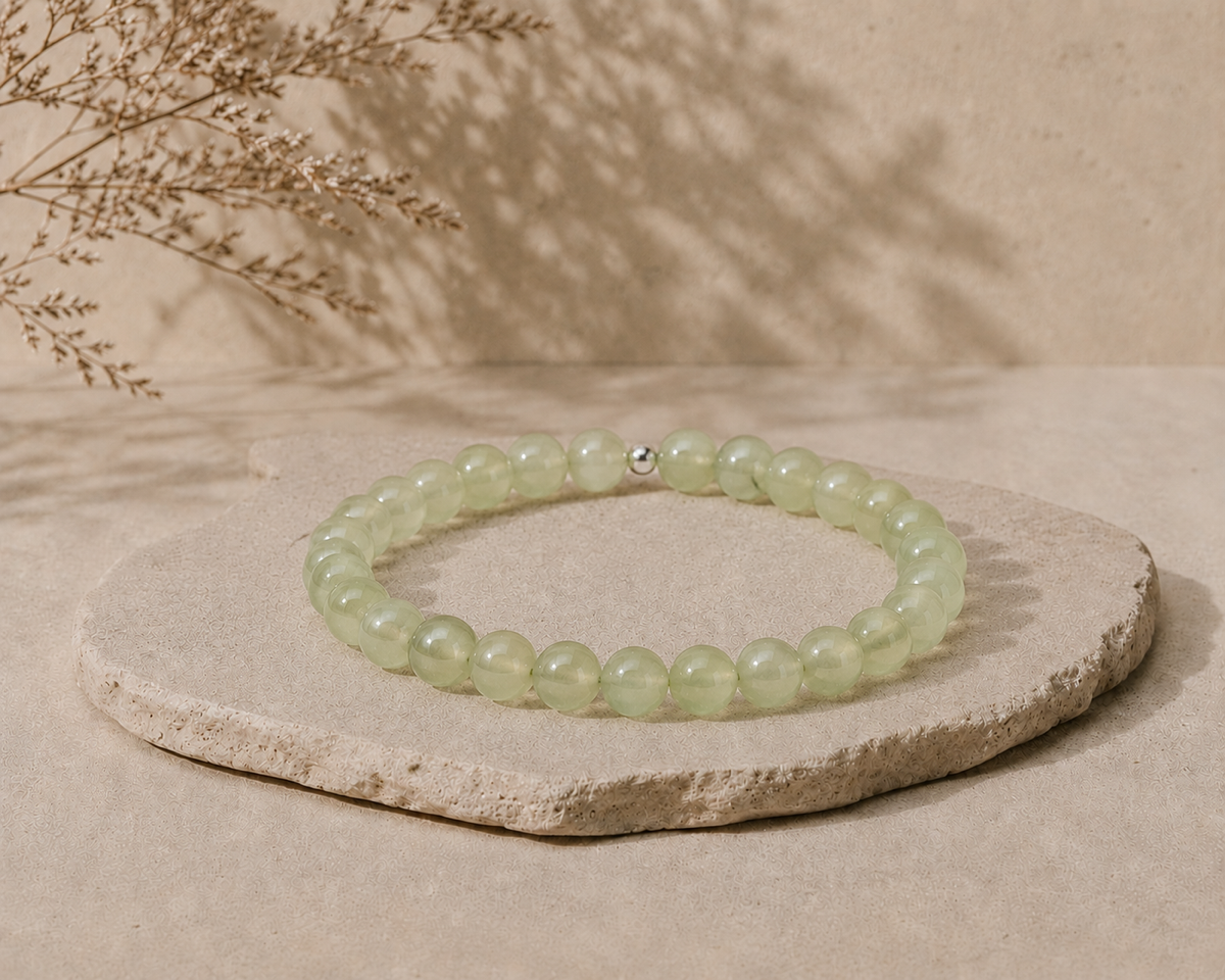 Bracelet by Nasoha - Préhnite "Renaissance & renouveau"