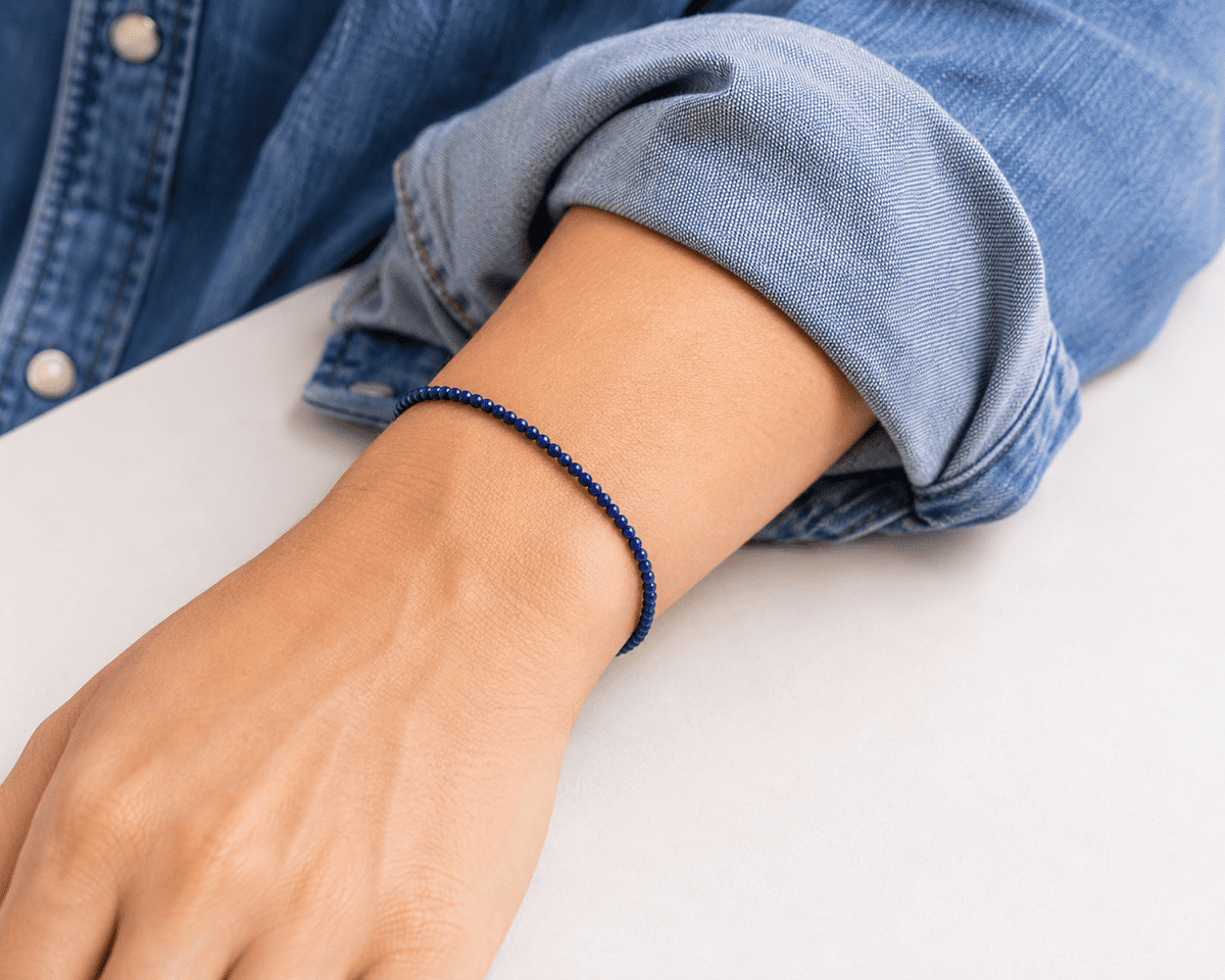 Bracelet en pierres fines by Nasoha - Lapis Lazuli