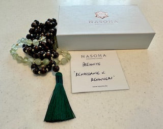 Mala by Nasoha - Bijoux spirituels & élégants pour se relier à soi - La Préhnite